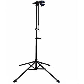 MaxxHaul 80725 Bike Repair Stand/ Display with Adjustable Height & 360 Deg. Rotating Head Clamp,black