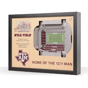 YouTheFan NCAA 25-Layer StadiumView Wall Art