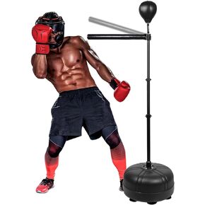 Boxing Bar with Punching Bag, Height Adjustable Boxing Spinning Bar, Freestanding Boxing Bar Boxing Speed Trainer Boxing Equipment for Home Gym in Kuwait