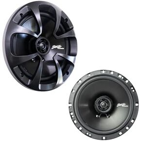 STINGER Audio 6.5" Car Audio Coaxial Speakers, 100 Watts, 4 Ohm (Set of Two)