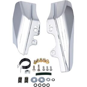 Astra Depot Mid-Frame Air Deflector Compatible with Harley Touring Electra Glide FLHTCU (Chrome, 2001-2008)