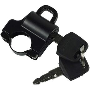 RAYANA Motorcycle Helmet Lock Aluminum Compatible with 7/8" 22mm Handlebar Tubing (Color : Black)