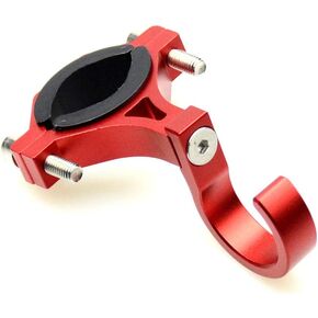 Motorcycle Universal Hook,Electric Bike Hanging Bag Claw Hook,Scooter Helmet Hook Replaceable Aluminum Alloy Hanger Hook Holder (style two, Red)