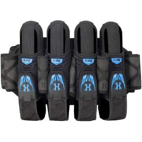 HK Army Magtek Paintball Harness Pod Pack 4+3 - Black/Blue