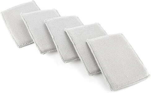 The Rag Company - Jersey Bug Scrubber Pads - Terry Weave, Easily and Safely Trap Bug Splatter in Sponge, Safe on All Finishes, 4in x 6in, Blue (5-Pack) in Saudi Arabia