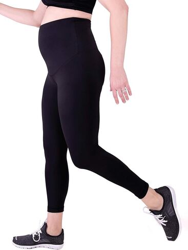 Ingrid & Isabel Active Postpartum Legging w/Compression | for Recovery | Black in Kuwait