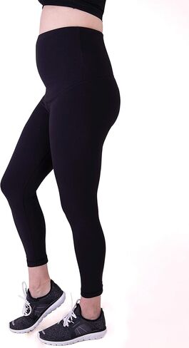 Ingrid & Isabel Active Postpartum Legging w/Compression | for Recovery | Black in Kuwait