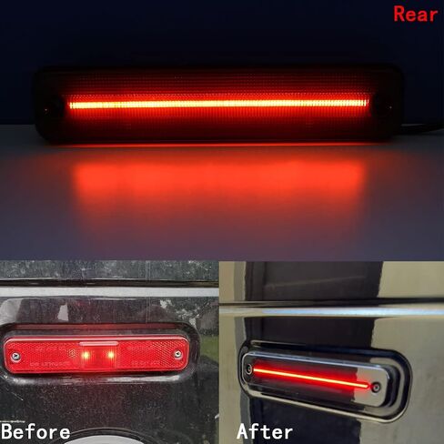 H2 SUT LED سقف الكابينة دخان عدسة ضوء أطقم ل 2003-2009 هامر H2 و 2005 و 2007-2009 هامر H2 SUT أعلى التخليص ماركر أضواء الأسود المدخن عدسة العنبر/الأحمر LED الجبهة الخلفية OEM استبدال مصابيح الهالوجين in Kuwait
