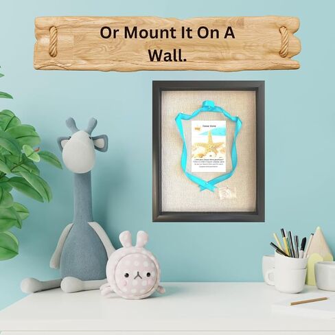 Tasse Verre 15x12 Shadow Box Frame with Linen Background, 8 Stick Pins, Deep Display Box for Art, Memorabilia, Medals, Wedding Memories, Baby Items, Tickets, and More, Set of 2 (12" x 15", Black) in Saudi Arabia