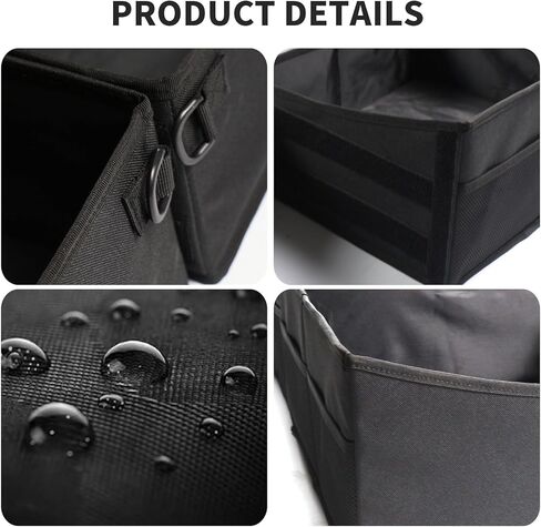 حقيبة تخزين تحت المقعد من Topraco مناسبة لـ 2015-2023 2024 Ford F-150 2017-2023 2024 F-250/F-350/F-450/F-550 صندوق منظم الأدوات فائق التحمل، كابينة طاقم الشاحنة 3 مقصورات (ليست لـ F150 XL & XLT300A) in Kuwait