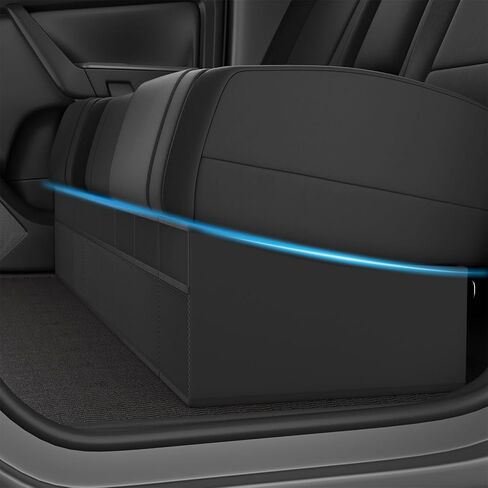 حقيبة تخزين تحت المقعد من Topraco مناسبة لـ 2015-2023 2024 Ford F-150 2017-2023 2024 F-250/F-350/F-450/F-550 صندوق منظم الأدوات فائق التحمل، كابينة طاقم الشاحنة 3 مقصورات (ليست لـ F150 XL & XLT300A) in Kuwait