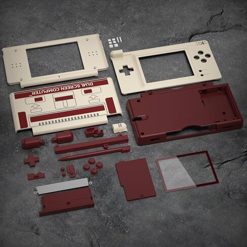 eXtremeRate Monster Index Console Style Replacement Full Housing Shell for Nintendo DS Lite, Custom Handheld Console Case Cover with Buttons, Screen Lens for Nintendo DS Lite NDSL - Console Without in Kuwait