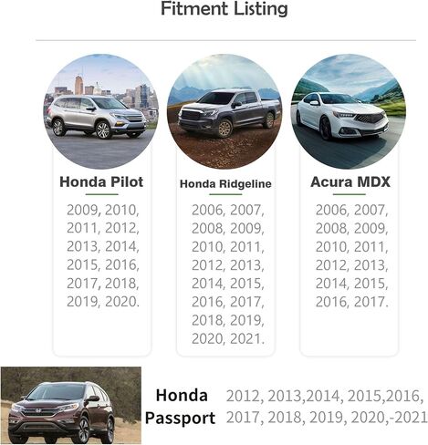 RED WOLF Brake Control Wiring Harness Adapter Connector Select for Honda Pilot Ridgeline 2006-2020, Acura MDX 2006-2017 Plug in Electric Brake Controller for Hook Towing Hitch Trailer RV Connector in Kuwait