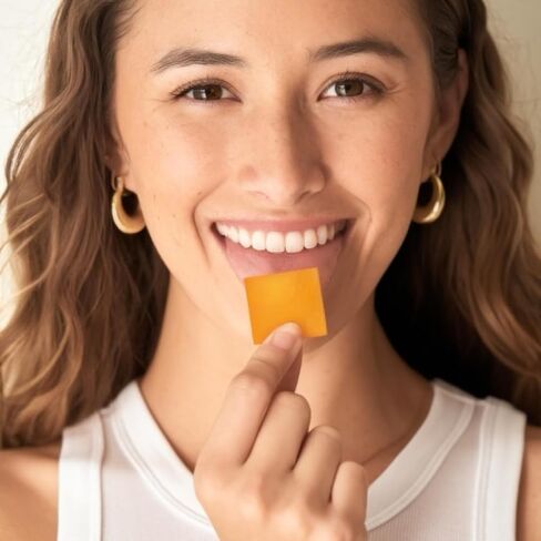 MultiVitamin Strip, B12, B Complex, D3, Oral Rapid Release, Easy Digestion, Daily Dissolving Tongue Strips - Mango 30ct in Saudi Arabia