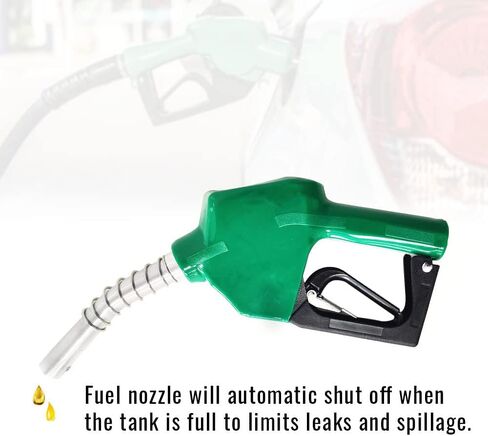 60L/min Big Flow Rate Aluminum Alloy 3/4 Inch NPT Green Automatic Shut Off Fuel Nozzle for Diesel Kerosene Biodiesel in Saudi Arabia