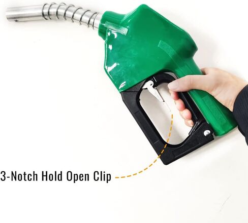 60L/min Big Flow Rate Aluminum Alloy 3/4 Inch NPT Green Automatic Shut Off Fuel Nozzle for Diesel Kerosene Biodiesel in Saudi Arabia