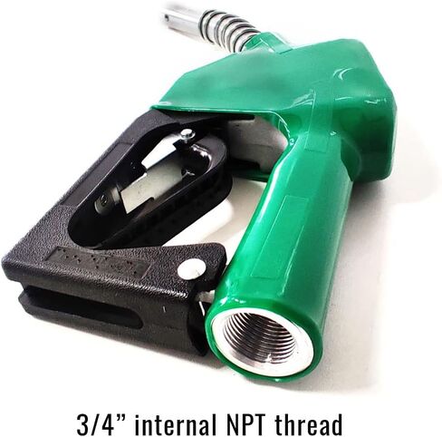 60L/min Big Flow Rate Aluminum Alloy 3/4 Inch NPT Green Automatic Shut Off Fuel Nozzle for Diesel Kerosene Biodiesel in Saudi Arabia