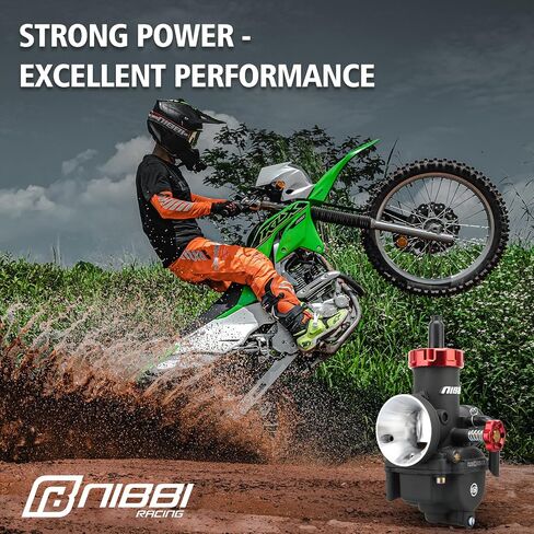 NIBBI PE24mm Carburator 125cc-150cc استبدال عالي الأداء مع نفاثات الكربوهيدرات، يناسب 140cc-150cc YAMAHA KAWASAKI SUZUKI Apollo SSR TTR TAOTAO ATV Dirt Bike Pit Bike GY6 دراجة نارية سكوتر الدراجة in Saudi Arabia