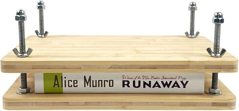 مكبس الكتب الخشبي والخيزران المحمول، طقم تجليد الكتب بالضغط، لوازم تجليد الكتب (11.6 بوصة × 7.9 بوصة) in Kuwait