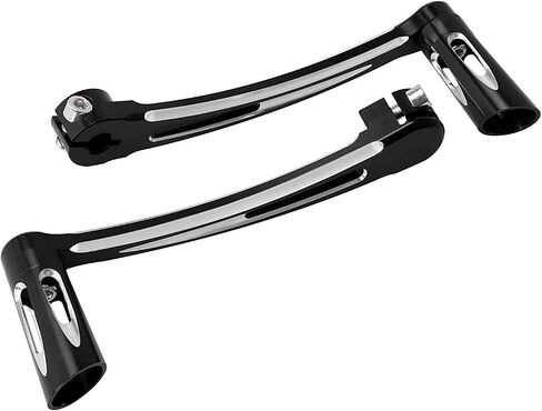 XMMT زوج من الكعب لأصابع القدم ورافعة ناقل الحركة لموديلات Harley Touring FLT FLH 1997-2022، أسود in Saudi Arabia