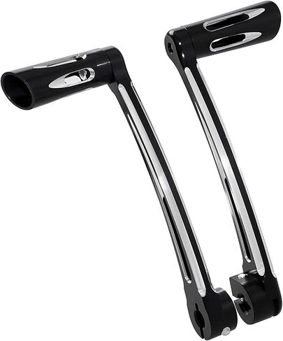 XMMT زوج من الكعب لأصابع القدم ورافعة ناقل الحركة لموديلات Harley Touring FLT FLH 1997-2022، أسود in Saudi Arabia