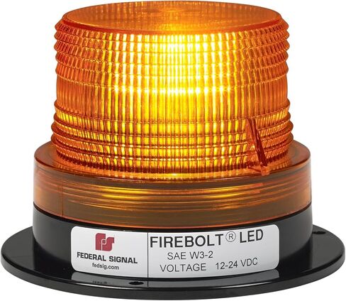 Federal Signal 220260-02 Firebolt LED Beacon, Class 2, Magnet Mount with Cigarette Plug and Amber Dome in Saudi Arabia
