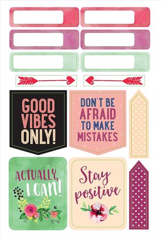 Essential 2019 Weekly Planner Stickers - She Believed She Could (Set of 160 Stickers) in Saudi Arabia