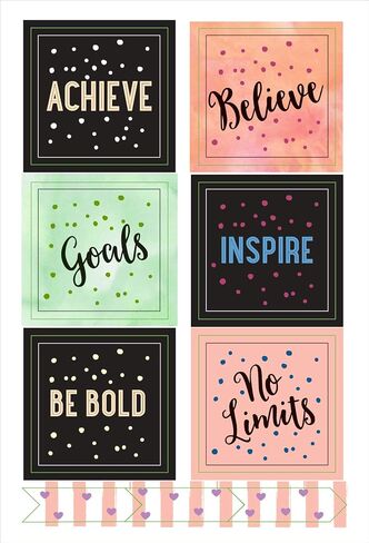 Essential 2019 Weekly Planner Stickers - She Believed She Could (Set of 160 Stickers) in Saudi Arabia