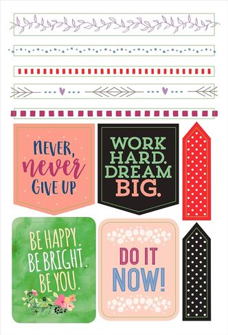 Essential 2019 Weekly Planner Stickers - She Believed She Could (Set of 160 Stickers) in Saudi Arabia