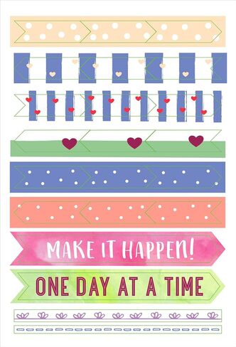 Essential 2019 Weekly Planner Stickers - She Believed She Could (Set of 160 Stickers) in Saudi Arabia
