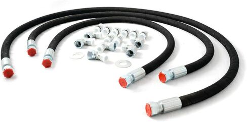 GXP Allison 5/8" 1200 PSIB خطوط تبريد ومحولات نقل الحركة المتوافقة مع 2001-2010 Chevy/GMC 6.6 LB7 LLY LBZ LMM Duramax Diesel 6.6L in Kuwait
