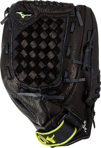 قفاز كرة لينة للشباب من سلسلة Prospect Fastpitch من Mizuno GPL1200F1، أسود، 12.00 بوصة in Kuwait