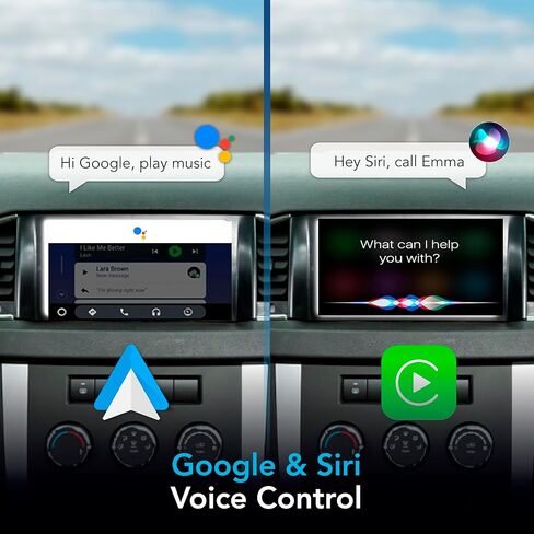 AutoSky 2 في 1 محول CarPlay اللاسلكي وAndroid Auto للمصنع السلكي CarPlay وAndroid Auto 2024 التوصيل والتشغيل للسيارات من 2015 لنظام التشغيل iPhone OS وAndroid OS in Kuwait