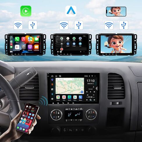 مستقبل ستيريو السيارة Eonon CarPlay & Android Auto، Android 10.0 ستيريو السيارة 2+32 جيجابايت راديو السيارة، متوافق مع شيفروليه/جي إم سي/بويك-8 بوصة-Q80SE in Kuwait
