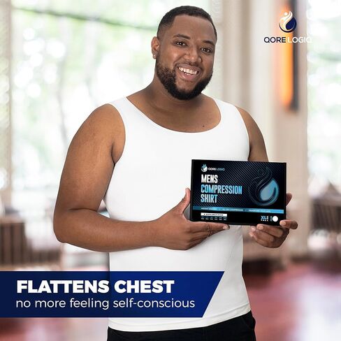 QORE LOGIQ قمصان ضغط باللونين الأبيض والأسود مخفضة للرجال عند الشراء معًا!! in Kuwait