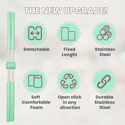 عصا اليوغا للجسم| عصي تصحيح الوضعية تمنح الدعم وتمليس الرقبة والكتف| عصا تصحيح التصميم القابلة للسحب للجميع in Kuwait