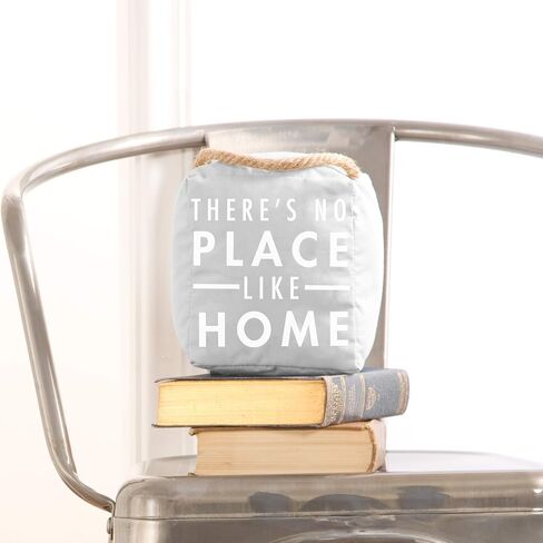 Pavilion Gift Company 72157 No Place Like Home سدادة باب، 5 × 4.75 × 6 بوصات، رمادي in Kuwait