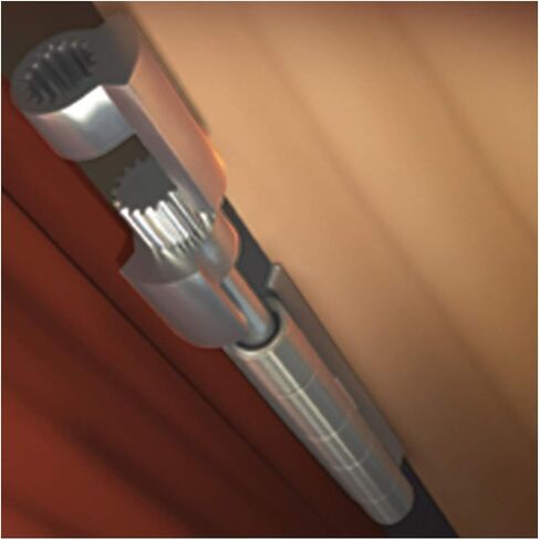 Nuk3y Door Saver 2 II يتوقف دبوس المفصلات يناسب جميع المفصلات السكنية من 3 إلى 4-1 / 2 (نيكل الساتان) in Kuwait