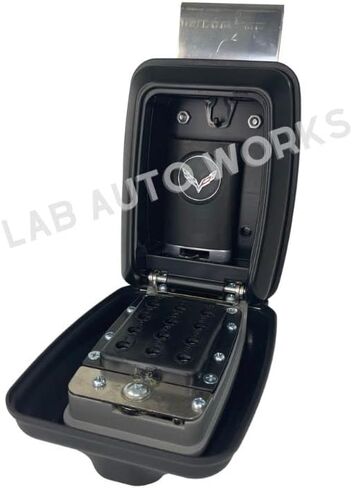 LAB Automation Car Window Lock Box – Punch Button Key Lock Box for Car Keys – Numeric Combination Lock Box for Car Window – Heavy-Duty Steel Small Lock Box for Keys, Fobs, Cards in Saudi Arabia