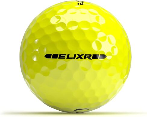 كرة جولة ONCORE GOLF ELIXR (2020) - كرات جولف عالية الأداء - صفراء (دزينة واحدة | 12 كرة جولف متميزة) تحكم ومسافة وإحساس وأداء لا مثيل له in Kuwait