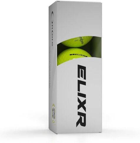 كرة جولة ONCORE GOLF ELIXR (2020) - كرات جولف عالية الأداء - صفراء (دزينة واحدة | 12 كرة جولف متميزة) تحكم ومسافة وإحساس وأداء لا مثيل له in Kuwait