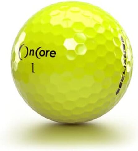 كرة جولة ONCORE GOLF ELIXR (2020) - كرات جولف عالية الأداء - صفراء (دزينة واحدة | 12 كرة جولف متميزة) تحكم ومسافة وإحساس وأداء لا مثيل له in Kuwait