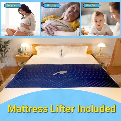 Dry Joy - Twin Size (34" x 36") Washable Waterproof Incontinence Mattress Protector with Tucks – Reusable Twin 34x36 in Bed Pad for Adults Kids and Pets – Including Sheet Tuck in Tool - Two Pack in Saudi Arabia