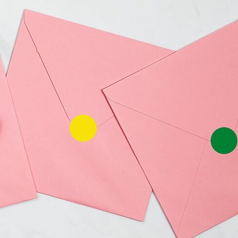 4000 قطعة من الملصقات ذات النقاط المستديرة مقاس 1/2 بوصة، ملصقات ترميز الألوان الدائرية لتنظيم علامات التلوين (8 لفات ألوان، 500 ملصق/لفة) in Kuwait