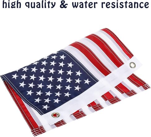 علم القارب الأمريكي WerkWeit مع نجوم مطرزة مقاس 30.48 × 45.72 سم خطوط مخيطة من النايلون عالي التحمل تستخدم على نطاق واسع لقوارب اليخوت وغيرها من الاستخدامات الخارجية in Kuwait