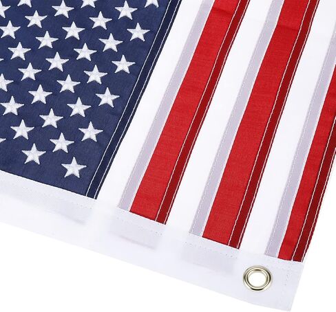 علم القارب الأمريكي WerkWeit مع نجوم مطرزة مقاس 30.48 × 45.72 سم خطوط مخيطة من النايلون عالي التحمل تستخدم على نطاق واسع لقوارب اليخوت وغيرها من الاستخدامات الخارجية in Kuwait