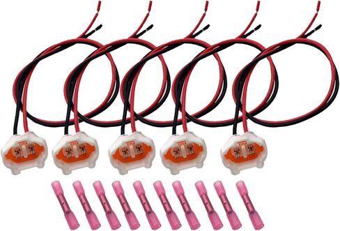ALLMOST 5PCS Compatible with Yamaha Wolverine Accessory Power Lead Kit - B4J-H25B0-V0-00, White in Saudi Arabia