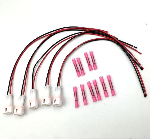 ALLMOST 5PCS Compatible with Yamaha Wolverine Accessory Power Lead Kit - B4J-H25B0-V0-00, White in Saudi Arabia