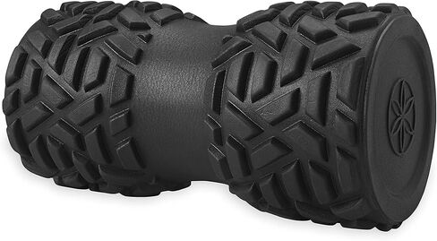 Gaiam Restore Grooved Foam Roller - Cradles The Spine, Calf, or Arms for Deep Muscle Release - Lightly Textured with Padding for Gentle Massage - 8" L x 4" D - Includes Massage Guide in Kuwait