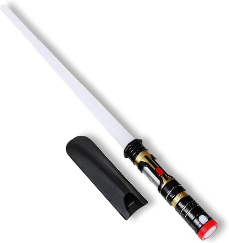 MewduMewdu Light Up Saber with Electronic Lights & FX Sound for Kids and Adults, Purple Blue Red Changing LED Light Expandable Saber Sword Toy for Roleplay(Standalone) in Saudi Arabia